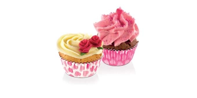 Tescoma Mini muffinpapír 4 cm 100 db szívecske DELÍCIA 630599.00