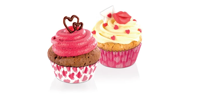 Tescoma Muffinpapír 6 cm 60 db,szívecskés DELÍCIA 630611.00