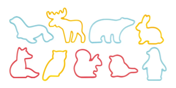 Tescoma Állatkás sütikiszúrók 9 db műanyag DELÍCIA KIDS 630929.00