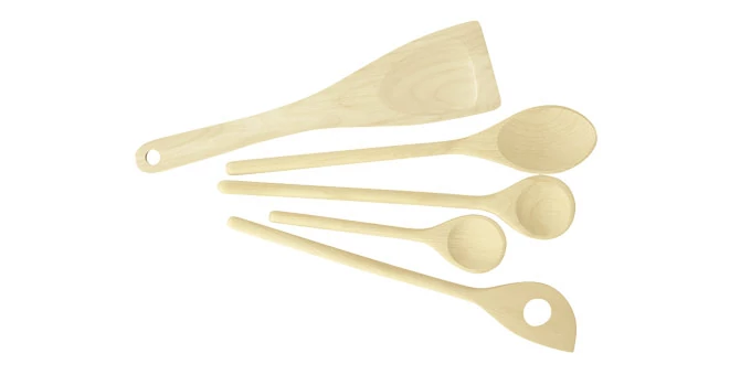 Tescoma Főzőkanalak és lapátkanalak szett 5 db tapadásmentes bevonat WOODY 637428.00