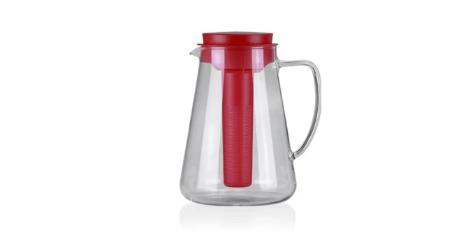 Tescoma Kancsó hűtő résszel és szűrővel 2,5 l piros üveg TEO 646628.20