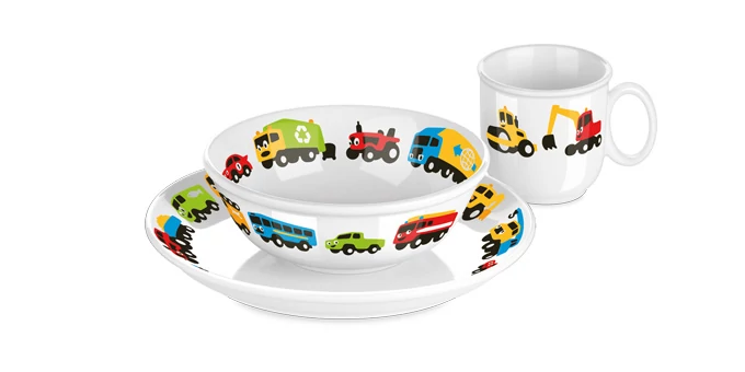 Tescoma Gyermek étkészlet autók 3 db porcelán BAMBINI 667955.00