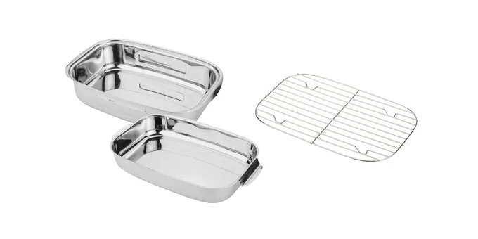 Tescoma Tepsi fedővel 36 x 24 cm rozsdamentes acél EXCLUSIVE 713066.00