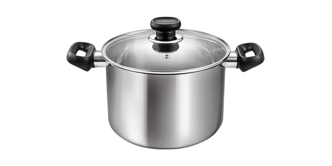 Tescoma Fazék fedővel 22 cm 5,5 l rozsdamentes acél BRAVA 730822.00