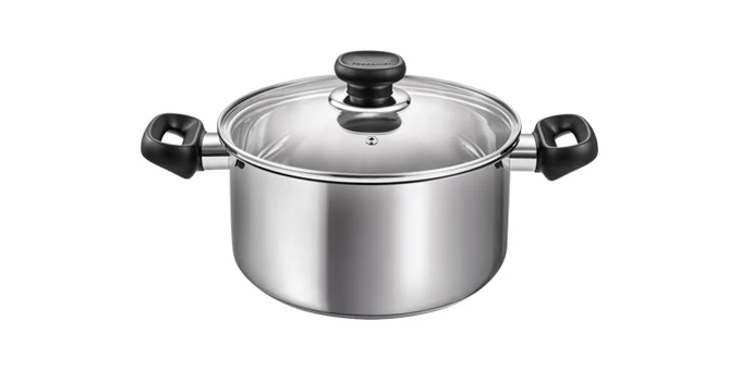 Tescoma Lábas fedővel 24 cm 5,0 l rozsdamentes acél BRAVA 730924.00