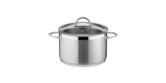 Tescoma Fazék fedővel 22 cm 5,5 l rozsdamentes acél VISION 779022.00