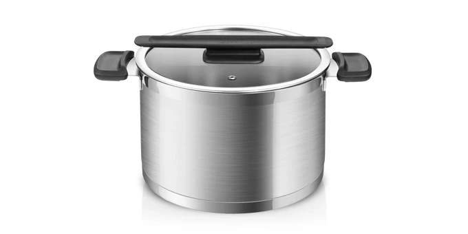 Tescoma Fazék fedővel 24 cm 7,0 l rozsdamentes acél és műanyag COMPACT 779620.00