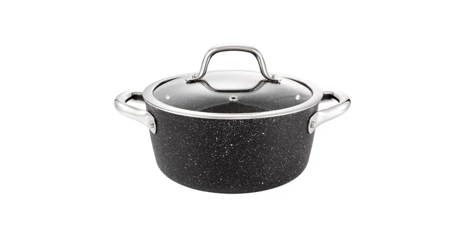 Tescoma Lábas fedővel 20 cm 2,5 l rozsdamentes acél PRESIDENT Stone 780333.00