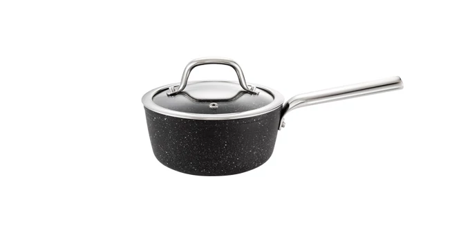 Tescoma Nyeles lábas fedővel 16 cm 1,3 l rozsdamentes acél PRESIDENT Stone 780341.00