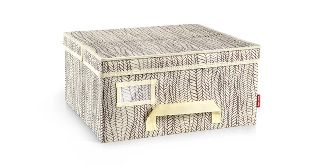 Tescoma Ruházat tároló doboz 40 x 35 x 20 cm krémszínű FANCY HOME 899823.11