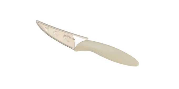 Tescoma MicroBlade univerzális kés 8 cm védőtokkal rozsdamentes acél és műanyag MOVE 906245.00