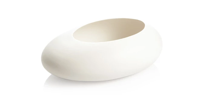 Tescoma Stones alacsony virágcserép fehér FANCY HOME 907964.11